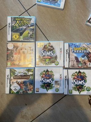 Nintendo DS and 3DS game cases like new, manuals included, no games
