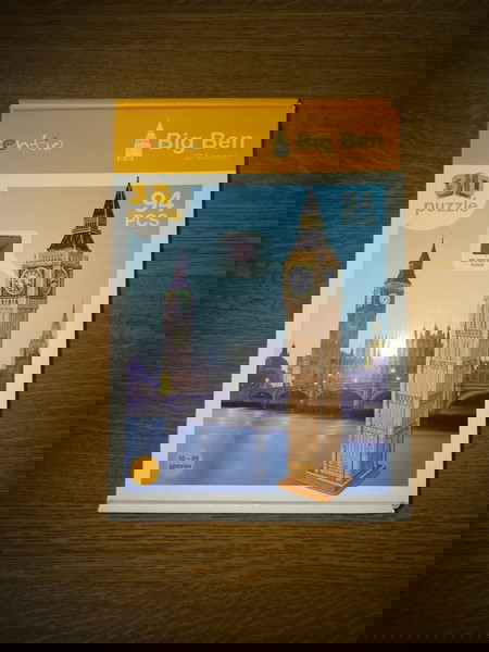 Καινούργιο Παζλ 3D Big Ben με λειτουργικό ρολόι!!
