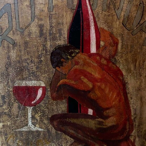 Promotional painting used, Rotonda wine