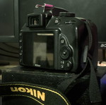 Nikon D3300 used with damaged sensor