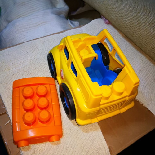 Toy car used made in Canada