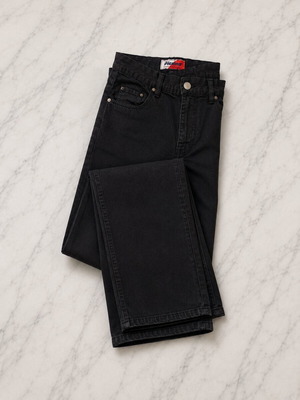Children's black Piccino Piccio denim pants used for boys 12-14 years
