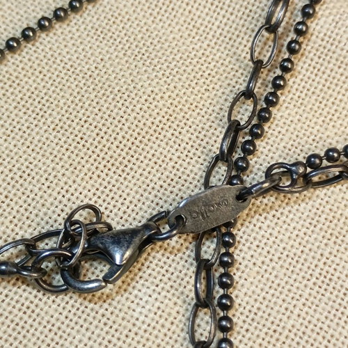 Oxette silver 925 necklace used with crystals