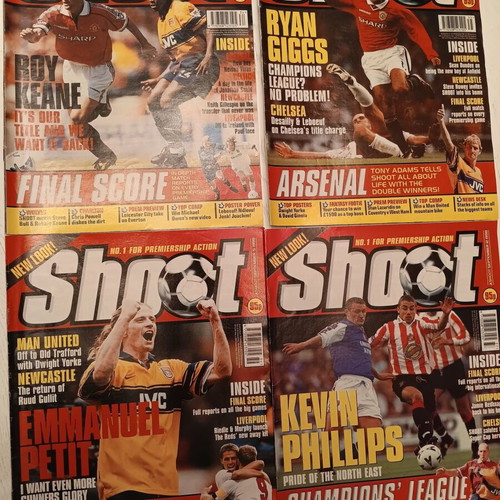 Shoot English magazines used, pack of 7 issues 1998