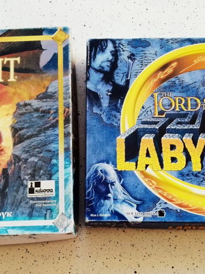 Board games used, Hobbit and Lord Of The Ring Labyrinth