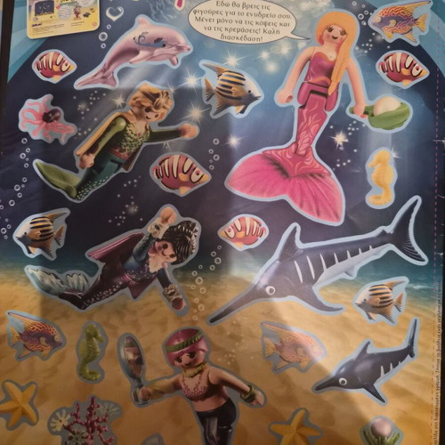 Playmobil magazines used, issues 17 and 42 with posters, pack