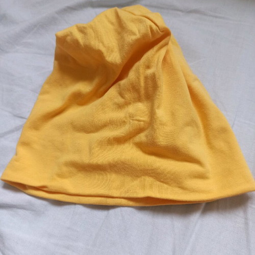 Children's yellow hat lightly worn for 1-2 years old