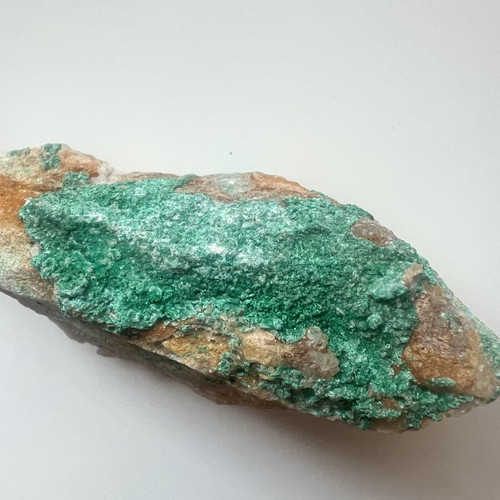 Malachite natural raw specimen on matrix 61g