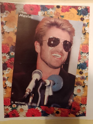 George Michael & Bananarama poster like new