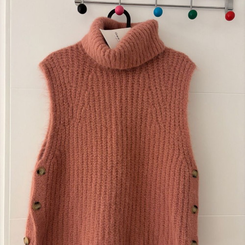 Grace & Mila sleeveless pullover new pink, size S