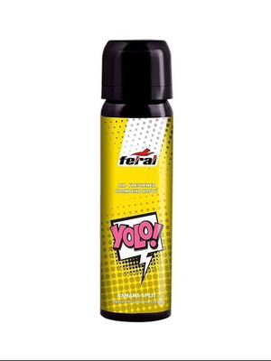 Feral Speech Collection YOLO Banana Split 70ml Car Air Freshener new