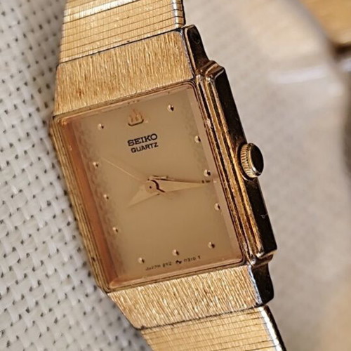 Seiko Quartz Lassale vintage ladies' watch, gold tone, NOS