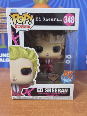 Funko Pop Rocks Ed Sheeran #348 Diamond Collection new figure