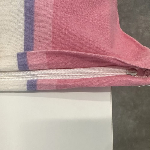 Flannel cotton duvet cover 130x200cm, pink for girl