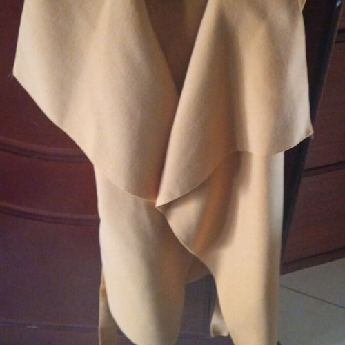 Himipalto suede sleeveless mustard color size M/L like new