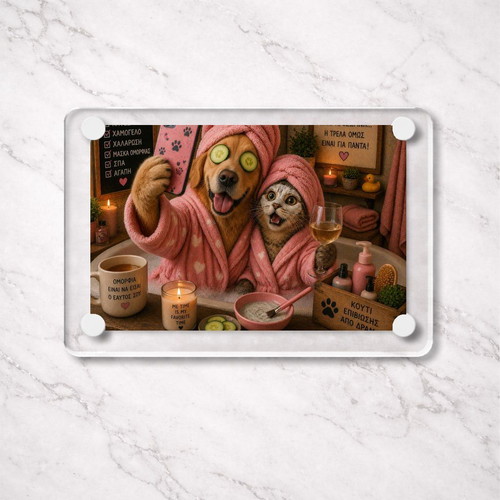 Acrylic Spa Mood Pets fridge magnet new 9x6cm