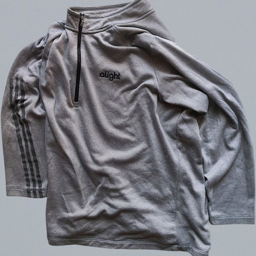 Adidas Alight Half-Zip Top X-Large grey like new