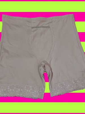 Bermuda shorts used, beige, size L to XXL