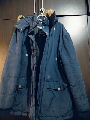 Men's jacket like new, blue, size XXL