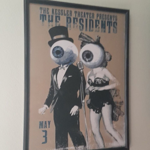 The Residents Poster New With Frame 32×23cm