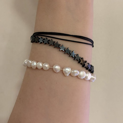 Apriati Multi-Cord 925 Sterling Silver Fixed Star Bracelet like new