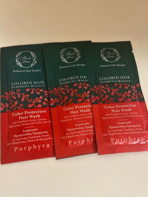 Fresh Line Porphyra Color Protection Shampoo Pack of 3 New