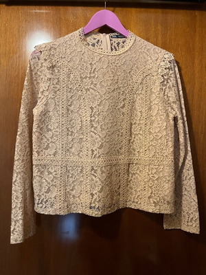 Zara lace blouse small new