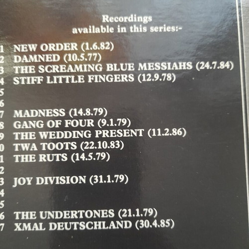 Joy Division The Peel Sessions vinyl record used, pop