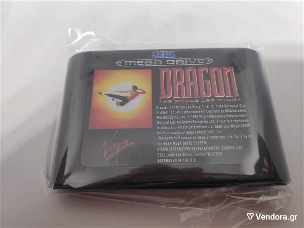  pechnidi Sega Mega Drive Dragon - The Bruce Lee Story