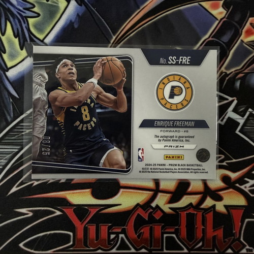 Enrique Freeman Rookie Auto Numbered /25 Panini Prizm Indiana Pacers