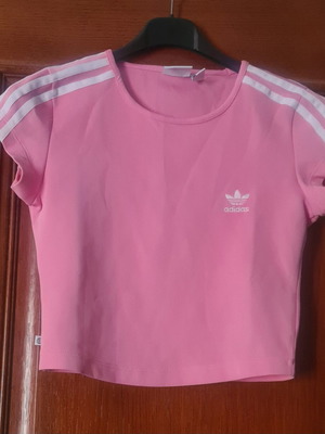Μπλούζα γυναικεία Adidas XS-S, παστέλ ροζ, Originals