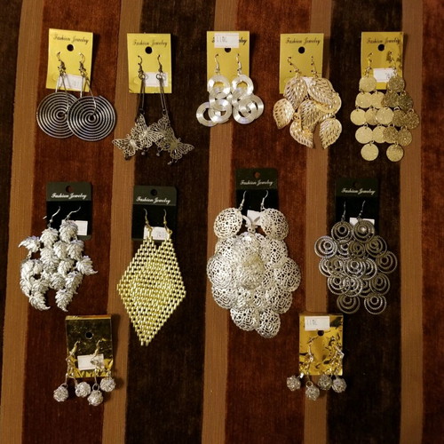 Xp earrings new, pack of 11 pairs