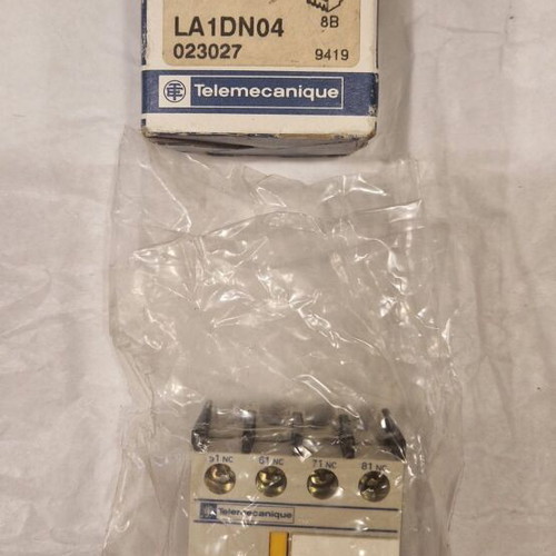Telemecanique LA1 DN04 Auxiliary Contact Block new