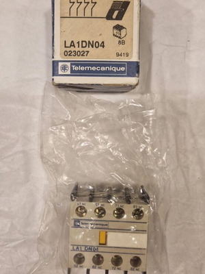 Telemecanique LA1 DN04 Auxiliary Contact Block new