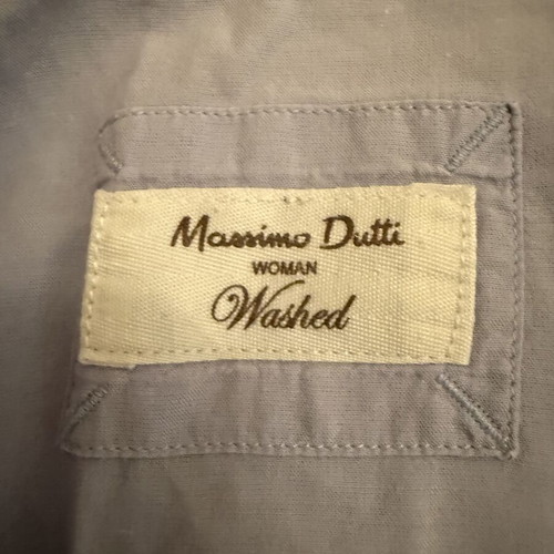 Massimo Dutti Woman Washed shirt size S, like new, blue