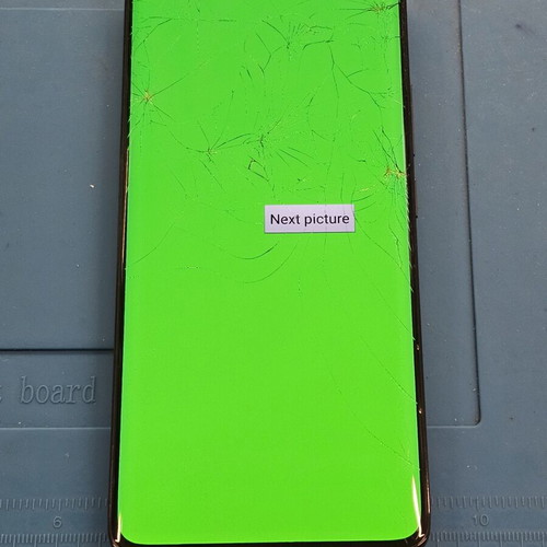 Original Display Redmi Note 14 Pro 5G Black cracked glass