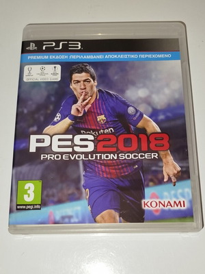 Pes 2018 για PlayStation 3 σαν καινούργιο
