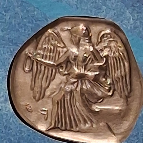 Silver commemorative medal Athens 2004 with authentic case like new