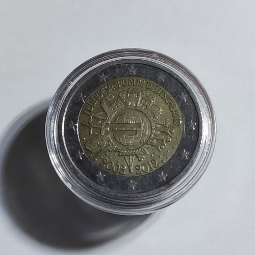 Γερμανία 2€ 2012 Euro Cash 10 χρόνια επετειακό δίευρο μεταχειρισμένο