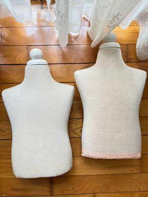 Store Mannequin Torsos used, set of 2 for clothing or jewelry shop