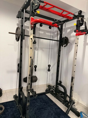 Viking Power Station PS-1 gym machine like new with weights and accessories