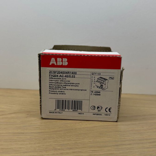 ABB FH 204 AC-40/0.03 circuit breaker new