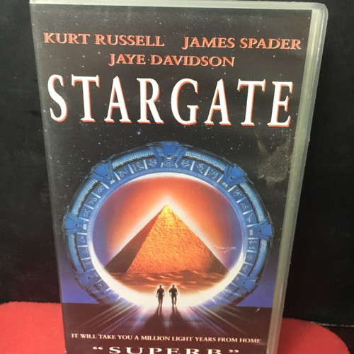 Stargate video cassette used, English version without subtitles