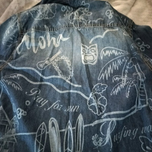 Vintage Denim Zara Kids Shirt like new with Surf Vibes