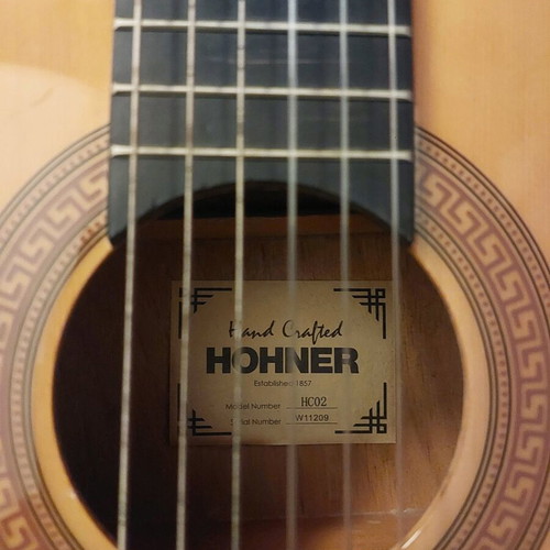 Hohner classical guitar model HC02 used