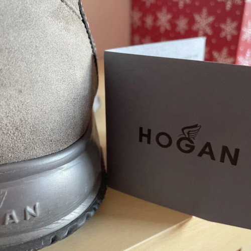 Hogan gray athletic shoes used, size 39