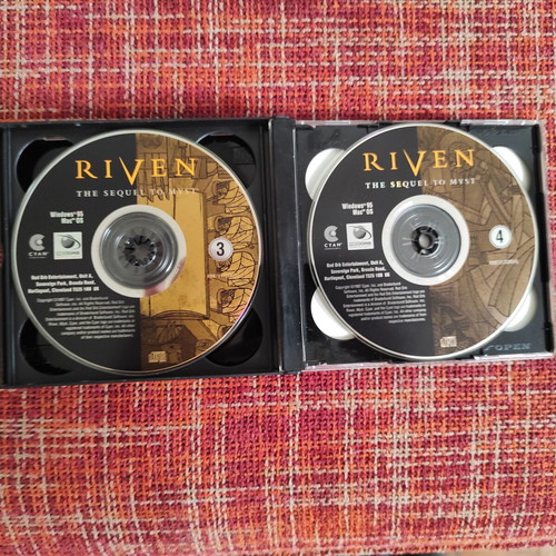Riven The Sequel to Myst PC game μεταχειρισμένο με ελληνικό manual