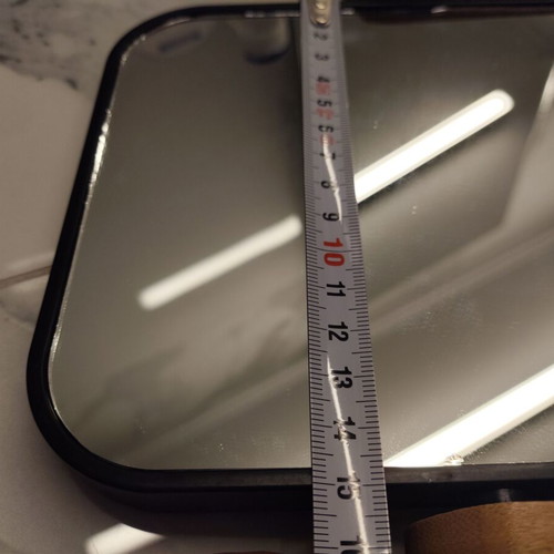 Two-dimensional tabletop mirror like new, rotating