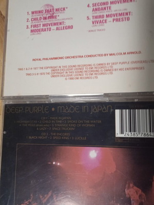 Deep Purple Made in Japan 2CD remastered + Royal Albert Hall 1977 CD