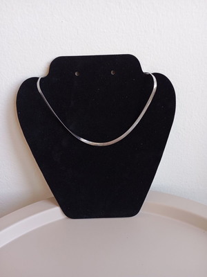 Snake necklace silver from stainless steel new